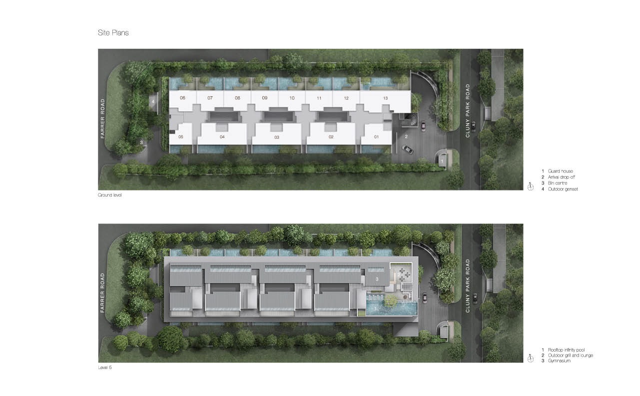 Cluny Park Residence Site Plan